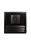 Matte Black Aluminum Surface Bonding Grille with 35X35 Aspirators (Ventilation - Fan)
