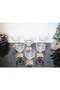 6 Pieces Magnolia Bowl & Ice Cream Bowl & Sugar Bowl Square with Gold Legs - 6