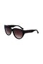 L 985S 001 59 Women's Cat Eye Brown Bone Sunglasses