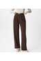 Women's Licra Belt Comfortable Cut Palazzo Pants-Brown