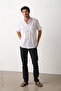 Flame Cotton Short Sleeve, Plus Size Men's Shirt with Button Pockets - 2