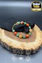Stylish Modern Natural Stone Women's Bracelet with Stainless Steel Bracket Handmade Autumn Design