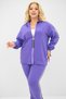 Women's Large Size Hooded Pocket Detailed Tracksuit Set 8139-25