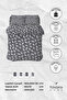 طقم غطاء لحاف مطاطي مزدوج من Esliva Anthracite - 8