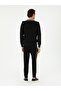 Black Jogging Fit Knitwear Trousers 50292492 -Vr046 - 4
