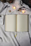 Elif Vav Patterned Thermo Leather + Wooden Notebook - Lined Notebook - Gift (17X24 cm - 320 Pages) - 3