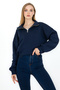 Kadın Fermuarlı  Sweatshirt