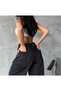 Avril Baggy Acid Wash Buckle Detail Loose Fit Wide Leg Casual Baggy Jean Denim Baggy Women's Pants - 3