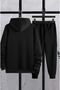 Hila fashion tracksuit set - Printed Oversized Hooded Fleece-Lined - 4