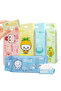 Green Mini Wet Wipes with Cat - Pack of 8 - 2