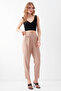 Carrot Trousers with Small Flap Pockets - 4