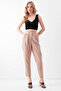 Carrot Trousers with Small Flap Pockets