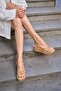 Mink Women's Knot Wedge Heeled Sandals - 2