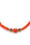 Natural Stone Pink Coral Necklace - Friendly - 3