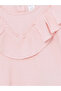 Lcw Baby Pink Crew Neck Basic Baby Girl Blouse and Pants 2Pcs - 3