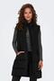 Women's Onlmatilde Full Zipper Closure Long Puffer Vest 15274066 Black