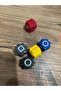 Squid Game Gonggi 9-Piece Dice Set - Blue, Red and Yellow - 3