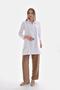 Women's White Coat Alpaca Long Sleeve Special Model Vest Doctor Teacher Nurse Veterinary Coat - 4