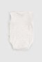 2-Piece Organic Cotton Snap Fastener Twig Ecru Baby Undershirt Set - 7