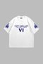 Vi Arcane Printed Oversize Unisex White Tshirt - 2