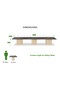 Project 7 Rec 480 16 Square Modular Conference Office Table With Aluminium Centre Cable Walnut - 4