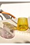 Glass Water Cup Yellow 450 ml Brd0129 - 2