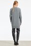 Tunic with Stone Detail on the Shoulder and Sleeve Gray Melange - 4