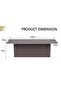 Advanced Conference Table Office Meeting Table, Conference Room Table-Anthracite Linen, 240CM - 4