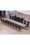 New Age Conference Table for Office, Meeting Table, Conference Room Table-Light Concrete, 600CM