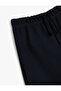 Textured Waist Tie Pocket Detailed Basic Shorts - 3