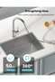 Smart Touch Kitchen Sink Faucet Matte Chrome Nickel Spiral Fountain New Imported 7 Years Warranty - 3