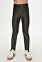 Sea Green Girls' Winter Leather Trousers - 2