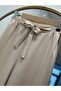 Asu Belted Wide Leg Trousers-Mt1445 Stone - 2