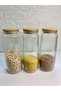 Set of 3 Glass Jars Large Size Food Pulses with Vacuum Lid 1500 ml - 5