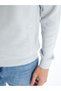 Lcwaikiki Classic Blue Standard Fit Stand Collar Men's Knitwear Cardigan - 3