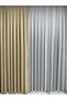 Ada Fonluk Light Yellow/Beige Single Wing 1/3 Dense Pleated Curtain (Single Wing) - 2