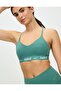 Indy Light-Support Padded Adjustable Training Sports Green Women's Bra - 8