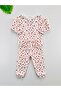 100% Cotton Heart Patterned Baby Kids Pajamas Set - 6