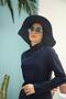 Navy Blue Stone Design Test Swimsuit Suit - 3