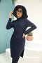 Navy Blue Stone Design Test Swimsuit Suit