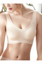 Invisible Seamless Breathable Laser Cut Padded Non-Wired Non-Marking Push up Gathering Bra - 2