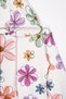 Flower Printed Hooded Spanish Leg Light Powder Color Girls' Pants Set - 3