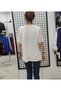 Jm Sleeves Tulle Detail V-Neck Short Sleeve Knitwear Blouse - 2