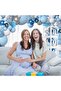 Luxury Sex Party Boys White Blue Balloon Belt Set Baby Boxes Party Materials - 3