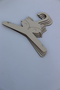Wooden Children's Hanger 7 Pieces Hanger - Big Fox Baby Closet Hanger (Cream Color) - 6