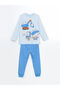Crew Neck Baby Boy Pajama Set - 3