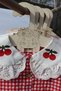 Wooden Children's Hanger 7 Pieces Hanger - Floral Rabbit Wardrobe Hanger (Cream Color) - 6