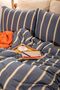 Stripy Dreams Premium Duvet Cover Set Double Size |   Duvet Cover, 4 Pillowcases, with Flat Sheets | - 2