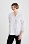 Fitted Apaş Collar Polka Dot Bengal Half Sleeve Shirt I5280Az24Au