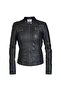 15081400 Women's Faux Leather Jacket - Black - 3